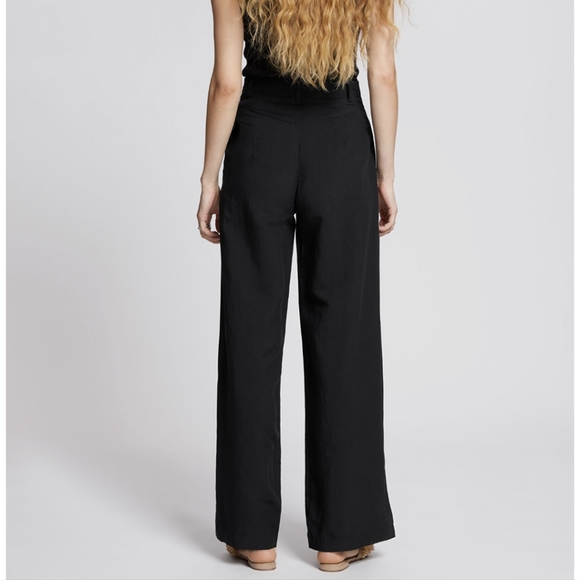 High Waist Linen Trousers NWOT - Picture 3 of 9